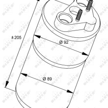 AC Dryer NRF 33317 OE Ref 2764000Q0A NRF