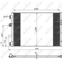 AC Condenser NRF 350210 OE Ref 1703509