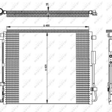 AC Condenser NRF 350333 OE Ref 976062W000