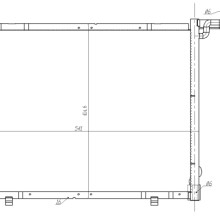AC Condenser NRF 350482 OE Ref 2113906
