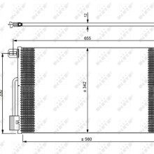 AC Condenser NRF 35777 OE Ref 13310103 NRF