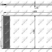 AC Condenser NRF 35898 OE Ref 64536941084 NRF