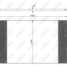 AC Condenser NRF 35912 OE Ref 13241737 NRF