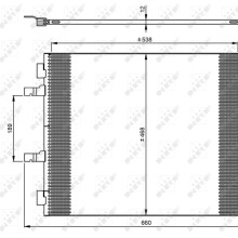 AC Condenser NRF 35960 OE Ref 4419021 NRF
