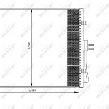 AC Condenser NRF 35984 OE Ref 976062K000 NRF