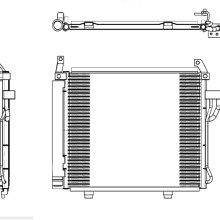 AC Condenser NRF 35992 OE Ref 976060X000 NRF