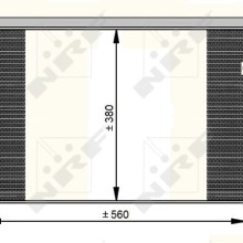 AC Condenser NRF 35996 OE Ref 976063X000 NRF