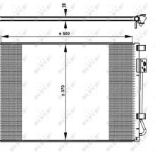 AC Condenser NRF 35997 OE Ref 976061R000