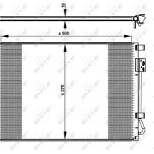 AC Condenser NRF 35997 OE Ref 976061R000 NRF