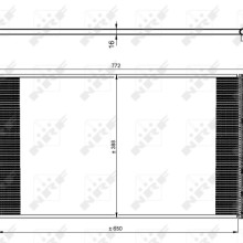 AC Condenser NRF 35998 OE Ref 676062Y501 NRF