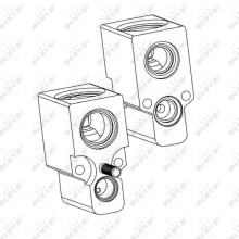 AC Expansion Valve NRF 38342 OE Ref 1H0820679A NRF