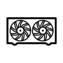 Engine Cooling Fan NRF 47945 OE Ref 1250G8