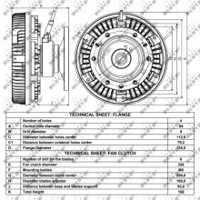 Radiator Fan Clutch NRF 49002 OE Ref 7420880406 NRF