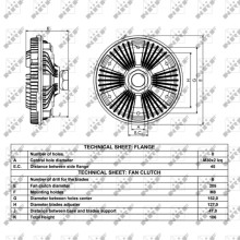 Radiator Fan Clutch NRF 49045 OE Ref 1403247 NRF