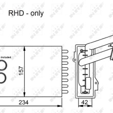 Heater Matrix NRF 53402 OE Ref 1J2819031A NRF