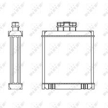 Heater Matrix NRF 53558 OE Ref 6Q0819031 NRF