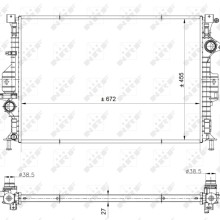 Engine Cooling Radiator NRF 53812 OE Ref 1377541 NRF