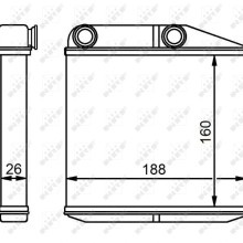 Heater Matrix NRF 54213 OE Ref 1611726780 NRF