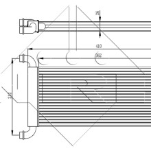 Heater Matrix NRF 54326 OE Ref 0038358901 NRF