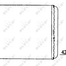 Heater Matrix NRF 58840 OE Ref 75515461 NRF