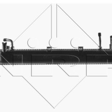 Engine Cooling Radiator NRF 596712 OE Ref 1640066040 NRF