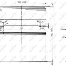 Radiator Core NRF 60511 NRF