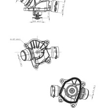 Coolant Thermostat NRF 725041 OE Ref 11517787052 NRF
