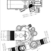 Coolant Thermostat NRF 725051 OE Ref 1106100Q0A NRF