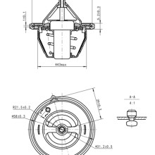 Coolant Thermostat NRF 725196 OE Ref 255002A100 NRF