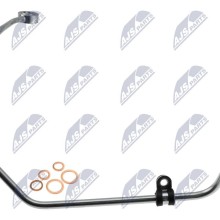 RURKA OLEJOWA TURBOSPREZARKI Pour RENAULT MEGANE III 1.4 TCE 09-15 NTY