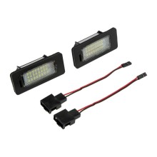 LAMPKI LED PODSWIETLENIA TABLICY Pour REJESTRACYJNEJ AUDI A1 2010-