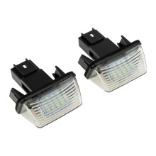 LAMPKI LED PODSWIETLENIA TABLICY Pour REJESTRACYJNEJ CITROEN