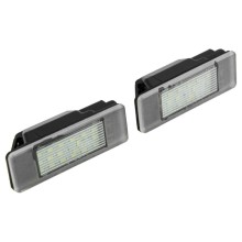 LAMPKI LED PODSWIETLENIA TABLICY Pour REJESTRACYJNEJ PEUGEOT 207 207