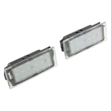 LAMPKI LED PODSWIETLENIA TABLICY Pour REJESTRACYJNEJ RENAULT CLIO