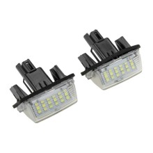 LAMPKI LED PODSWIETLENIA TABLICY Pour REJESTRACYJNEJ TOYOTA AURIS