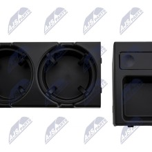 UCHWYT NA NAPOJE UCHWYT NA MONETY Pour BMW 3 E46 1998-2004 CZARNY NTY