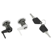 CYLINDRE SERRURE DE PORTE Pour PEUGEOT 206 1998- KOMPLET 2 SZT. NTY