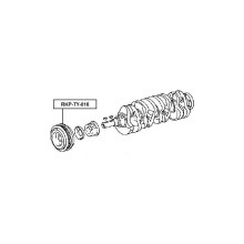 POULIE DAMPER Pour TOYOTA ENG.4AFE 7AFE 1.6, 1.8 COROLLA 92-97 NTY