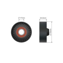 Galet enrouleur de courroie de distribution Pour VOLVO C70 I, S60 I