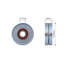 Galet enrouleur de courroie de distribution Pour AUDI A1, A3, A4