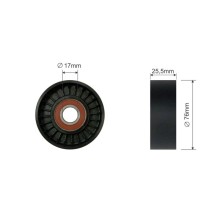 Galet enrouleur de courroie de distribution Pour AUDI A4 B8, A5
