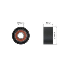 Galet enrouleur de courroie de distribution Pour BMW 1 E81 E82 E88