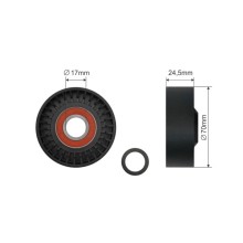 Galet enrouleur de courroie de distribution Pour BMW 7 (E65, E66