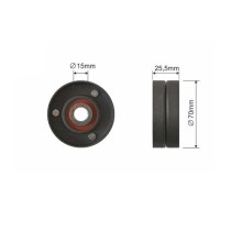 Galet enrouleur de courroie de distribution Pour BMW 3 (E46), 5 (E39)