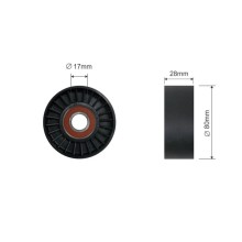 Auxiliary Idler Pulley NTY RNK-BM-068 OE Ref 11287500560