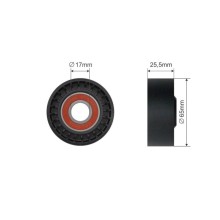 Galet enrouleur de courroie de distribution Pour JEEP COMPASS 2.2 CRD