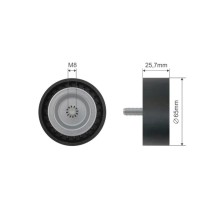Galet enrouleur de courroie de distribution Pour JEEP COMPASS 2.2 CRD