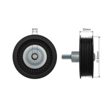 V-Belt Idler Pulley NTY RNK-FR-045 OE Ref 1717609 NTY