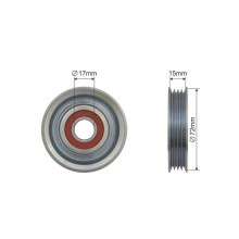 Auxiliary Idler Pulley NTY RNK-HD-007 OE Ref 38942P01003
