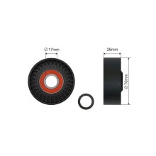 V-belt Tensioner Pulley NTY RNK-HY-518 OE Ref 252813C100